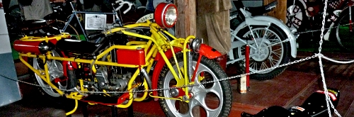 Expozice historických motocyklů